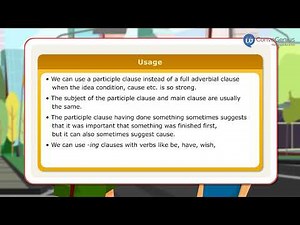 Participle clauses with adverbial meaning