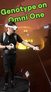 Your weapons are alive in Genotype, now available on Omni One! 🧬🔫 Explore massive, non-linear maps, print creatures as weapons, and morph to survive this thrilling Metroidvania FPS. Dive into the adventure and uncover a complex story! | Virtuix Omni