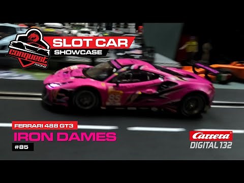 2024 EP3 Slot Car Showcase : Carrera Digital 132 | Ferrari 488 GT3 | IRON DAMES #85