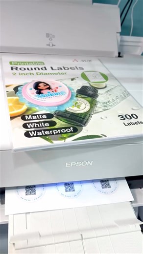 1.9K views |  Just download, customize, and start creating — it’s that easy! This ready-to-use round template is ideal for stickers, cup wraps, ornaments, and more ✅ Waterproof & Durable ✅ Inkjet & Laser Printer Compatible ✅ Easy to Peel & Apply Quantity: 300 labels (25 sheets, 12 labels per sheet) for $10.99 | A-SUB | Facebook