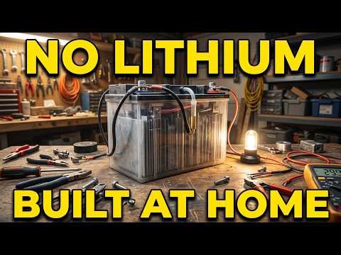 I Built This Non-Lithium Battery at Home – It Lasts Years and Costs Almost Nothing