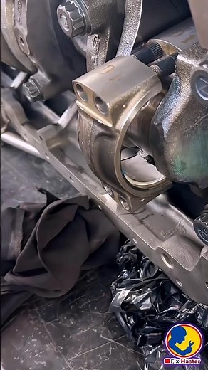 Up Close with Engine Parts: A Mechanic's Work! 🔩 #AutoMaintenance #CarParts