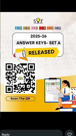 SOF SET A 2025-26 ANSWER KEY OUT NOW! 🔥 Check Your Answers!"