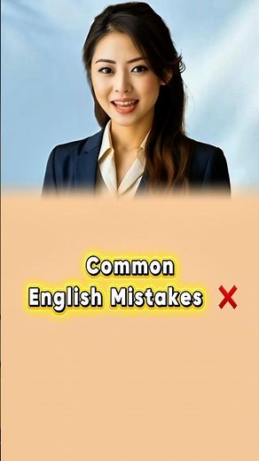 Common English Mistakes Everyone Makes! ❌ (Fix Them Now) #Shorts