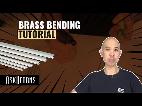 K&S Metals | How to bend Brass for scale models tutorial | #askHearns