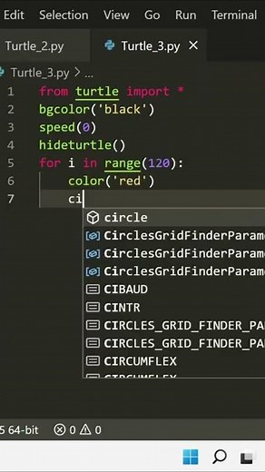 Black Hole in Python | Python | Black Hole |Crazy Coding| #Shorts