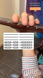 1.1K views · 17 reactions | A drop D guitar riff that should be fairly doable for most guitarists who are a little past the beginner stage. The only challenging thing is you need to bar your finger across three strings on the same fret… make sure you ONLY pick those 3 strings (6th, | Jamparkguitar | Facebook