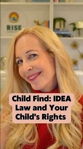 Child Find: IDEA Law and Your Child’s Rights