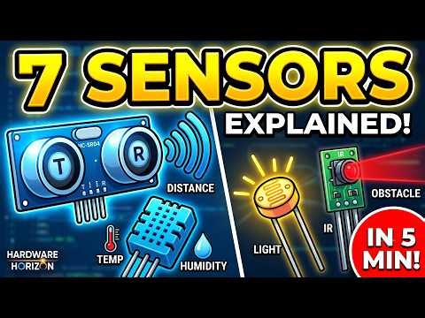 Top 6 Essential Sensors Every Embedded & Arduino Builder Must Know!