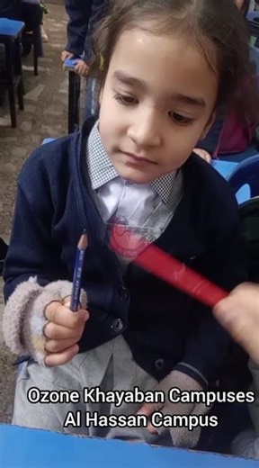 Recognizing Blue Color through Montessori activitiesHands-on learning