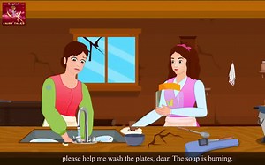 最新更新中英文童話：小魚女孩 — The Girl Fish Story in English _ English Fairy Tales