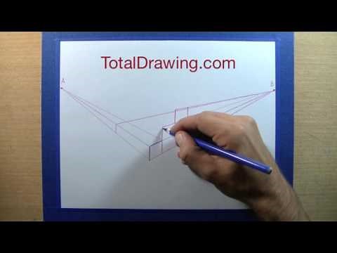 Draw Stairs Using Two Point Perspective