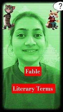 Fable in Literature | Meaning, Types & Examples | UGC NET English #literarydevices