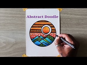 Abstract Doodle Art / Easy For Beginners / Colorful Doodle / 365 Days Challenge / Day #39