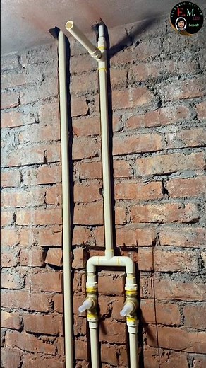 shower mixer install // cpvc pipe install #viral #diy #pipelining #reels #reelschallenge #cpvc