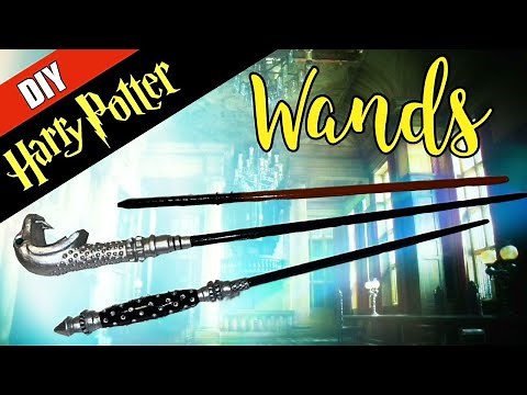 ⚡️Harry Potter DIY: Malfoy Family Wands - Draco, Narcissa and Lucius Malfoy -Replicas