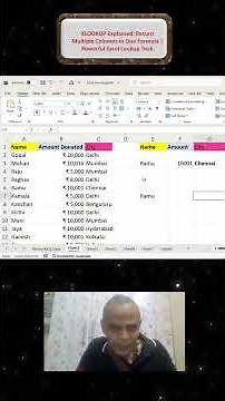 XLOOKUP Explained: Return Multiple Columns in One Formula | Powerful Excel Lookup Trick