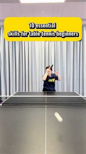 10 Essential Table Tennis Skills for Beginners #tabletennis #pingpongtips #instructions