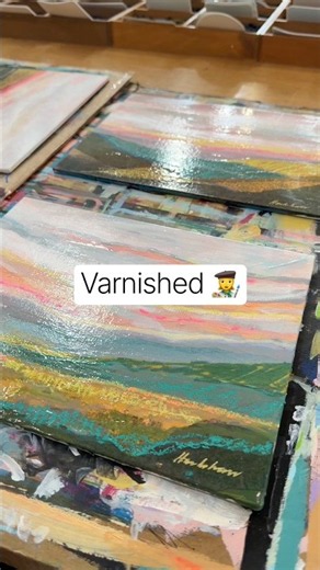 Freshly Varnished Landscapes ✨🎨 | Ready for Their New Homes