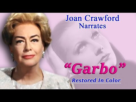 Joan Crawford Narrates "Garbo" (1969) | In Color