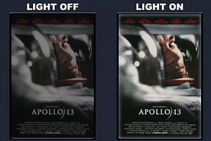 LED Backlit Poster Frame Apollo 13 Movie Poster Room Decor or Gift for Space Lovers Science Fans and Historical Film Collectors - Etsy