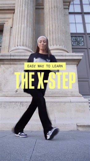 Learn to shuffle with Thuy on Instagram: "Beginners, try this 😋✂️ Take your time learning this basic shapes move, working through it gradually. Starting with a double bounce helps control the tempo and makes it easier to feel the natural, bouncy groove of cutting shapes 💪🏻 This is only a short tutorial but I made a more detailed one on my platform! A bunch of variations of this step exists too: the double x-step, the reverse x-step…check all these tutorials out on my website (link in bio) and