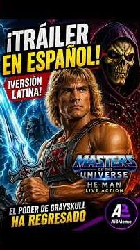 He-Man RETURNS! Latin American Spanish Trailer 🔥 Masters of the Universe Live Action #anime #shorts