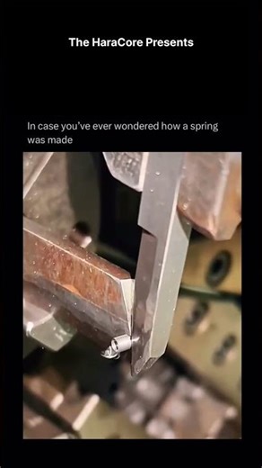 Ever Wondered How a Spring Is Made? ⚙️✨#spring #viral