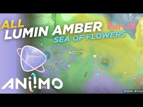 All Lumin Amber In Sea of Flowers - Aniimo Exploration Guide