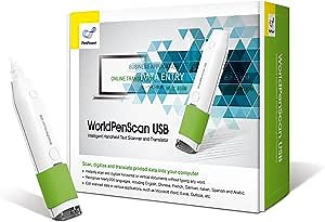 Amazon.com: WorldPenScan USB SE | Scan to Text | Multilingual Translator | Reading Pen | OCR Pen Scanner for Mac/Win | Barcode Scanner | PenPower : Office Products