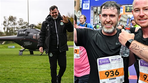Manager runs marathon before jumping in helicopter to be pitchside for his team