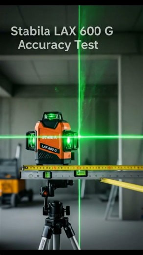 Stabila LAX 600 G Accuracy Test – 360° Laser Precision! | AI buildPro insight #tools #aiconstruction