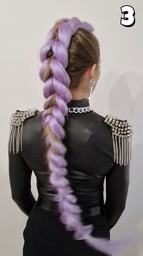 3 AMAZING RUMI BRAID TUTORIALS 💜😈 #hairstyling #hairtutorial #hairstyles #partyhairstyle #Halloween #hairinspo #braidstyles #hair #braids #HairGoals #longhair #coiffure #halloween2025 #howto #cheveux #partyhair #halloweenparty #HalloweenHair #rumi #rumihairstyle #rumibraid #rumikpopdemonhunters #kpopdemonhunters #kpopdemonhuntersnetflix #demonhunters | poppy_hairstyles