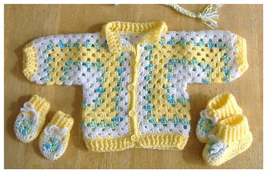 Granny Hexagon Baby Jacket Free Crochet Pattern   Video - DIY Magazine