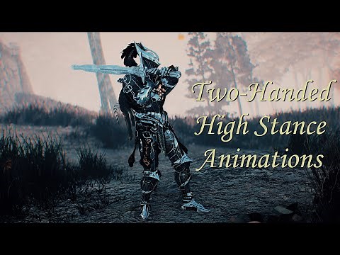 [Skyrim SE/LE] Leviathan Animations - Two-Handed High Stance