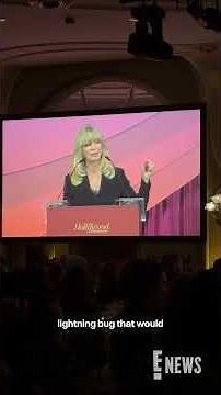 Goldie Hawn remembers Diane Keaton at The Hollywood Reporter’s Annual Women in Entertainment Gala.