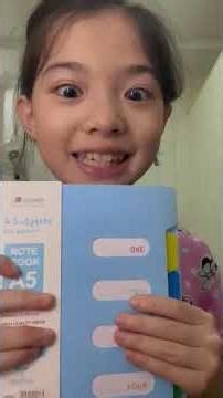 Unboxing a new notebook 📒! / #unboxing #shortvideo #asmr / 🎀🫶✨🌷