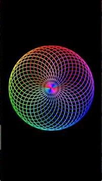 beautiful circle flower using python turtle #youtubeshorts
