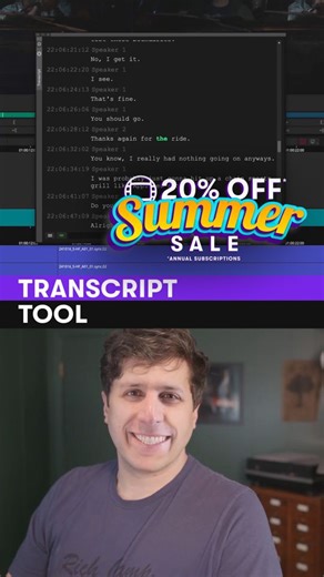 2.1K views · 12 reactions | The Transcript Tool in Avid Media Composer helps you build your story faster — SAVE 20% ▶️ avid.com/media-composer #transcript #avidmediacomposer #editing #editor #postproduction #mediacomposer #avid #avidsummersale | Avid Media Composer | Facebook