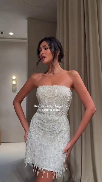 Who’s taking two dresses? 🙋‍♀️ #bridetobe #weddingtiktok #weddingdress #fyp #bride