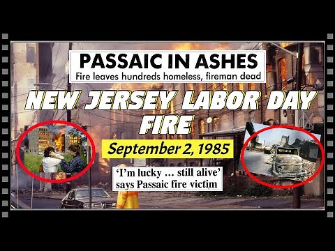 Passaic's Great Labor Day Fire Of 1985. Passaic, New Jersey. {Color Enhanced Photographs And Story}