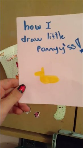 how I draw little pony