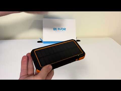 How to Use + Review of Blavor Solar Power Bank
