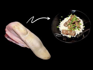 Beef tongue. The most tender meat you have tried. Simple cooking recipe.