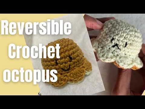 How to make a Reversible crochet Octopus 🐙 | Crochet Tutorial for Beginners. Step-by-Step.
