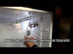 Magic Chef 12v Fridge Thermostat Upgrade in our E-Pro 15TB!