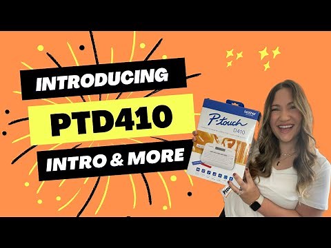 Setting Up NEW Brother PT-D410 P-touch Label Maker: Inserting Tapes, Language, Power Adaptor & More