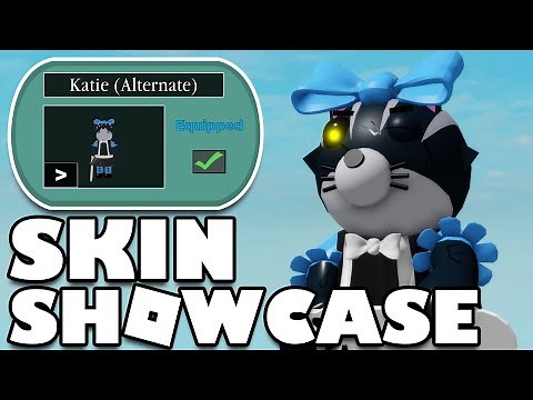 NEW PIGGY KATIE (Alternate) SKIN SHOWCASE (Jumpscare, Emotes, & Music)