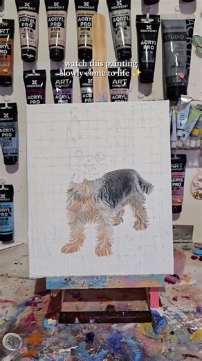 my first dog portrait ✨️