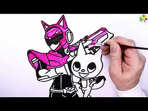 How to draw Minifors Lucy-draw and color